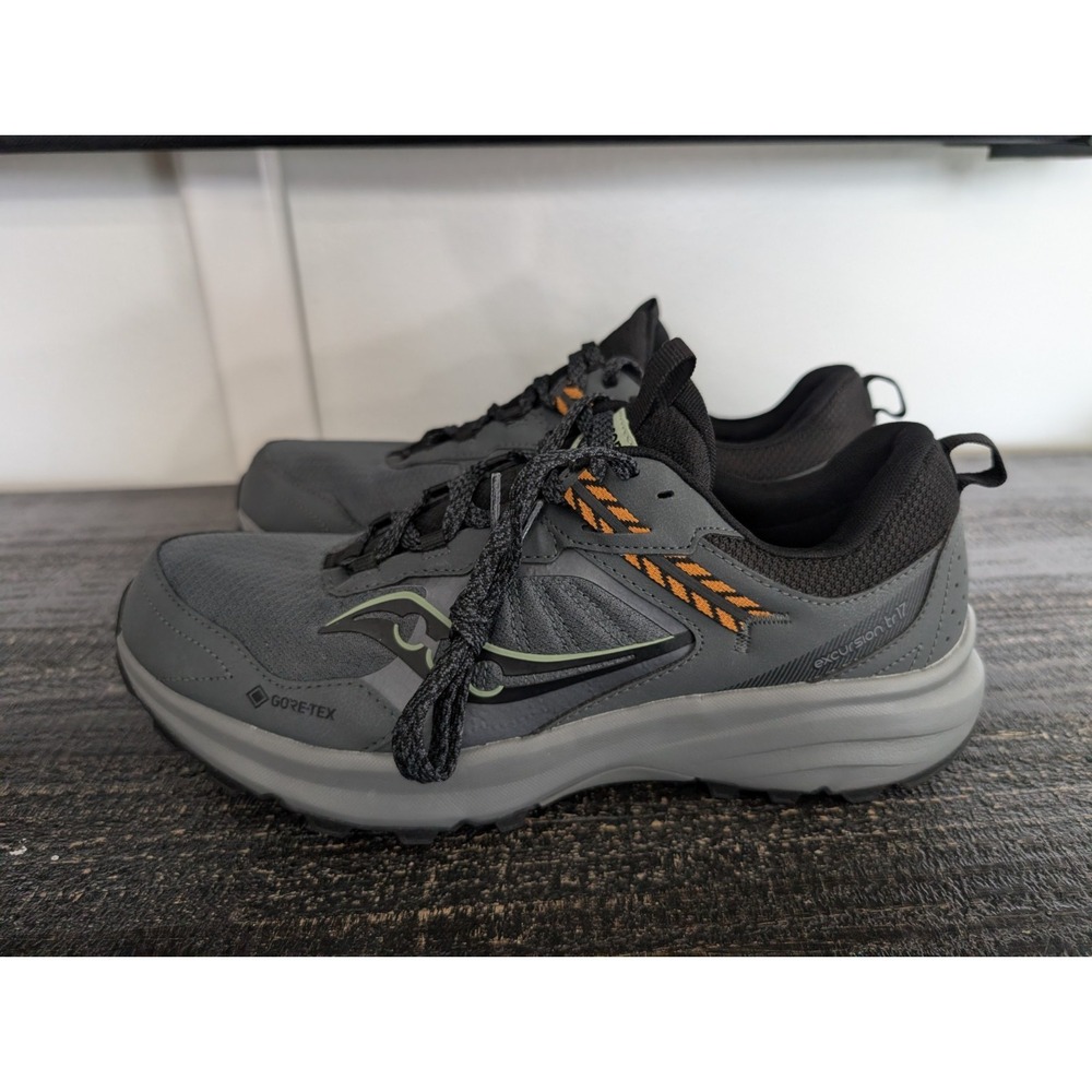 SAUCONY MEN'S EXCURSION TR 17 GTX GORE-TEX RUNNING SHOES GRAY Size 11 Excellent - Picture 11 of 11